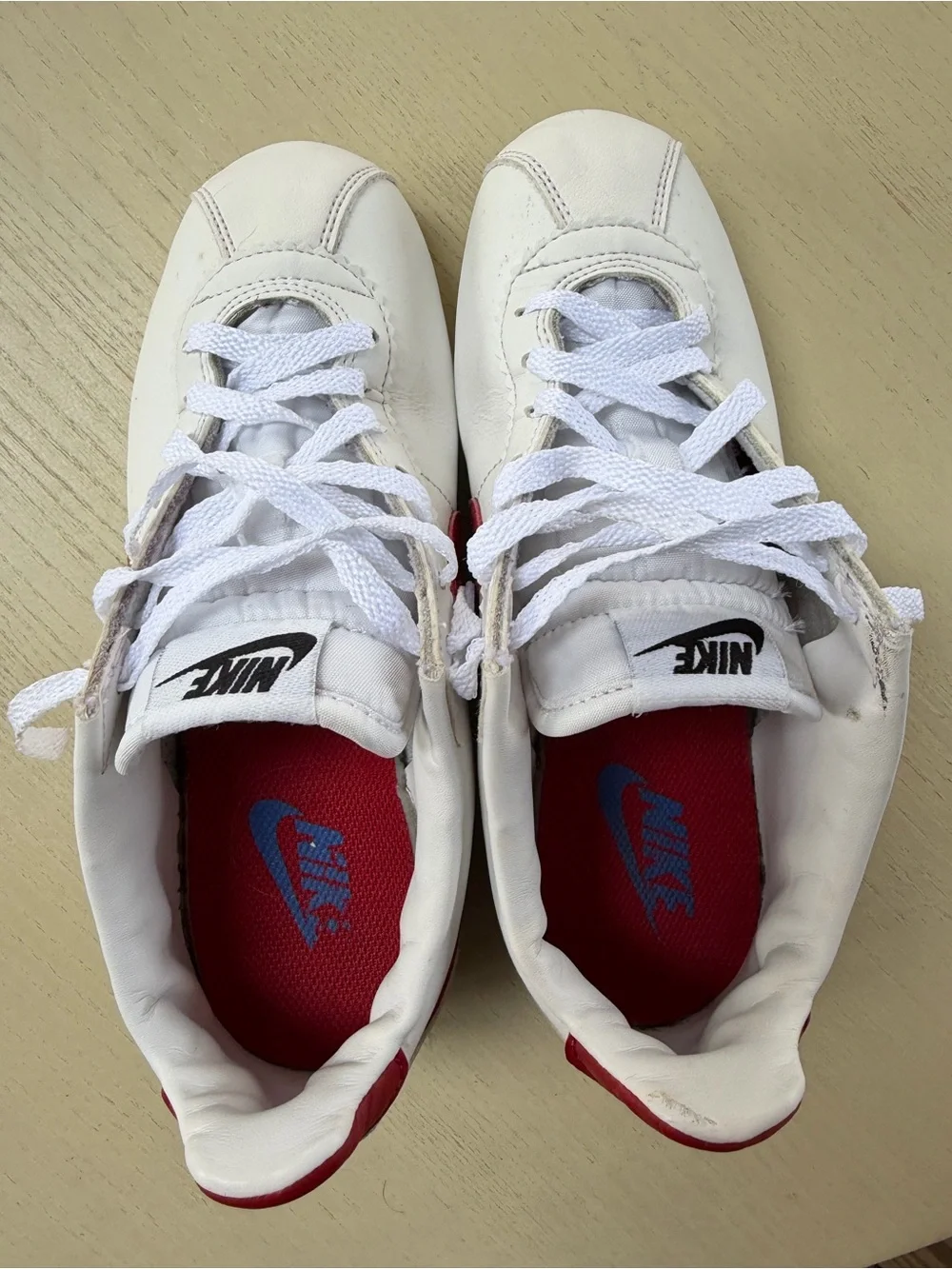 Nike Classic Cortez Forrest Gump USA Olympic Red White Blue 807471-103 Sz 6